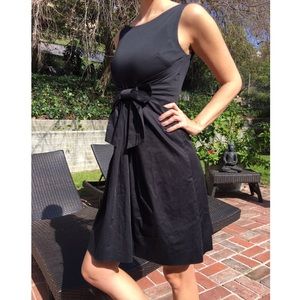 Kate Spade black bow cocktail dress